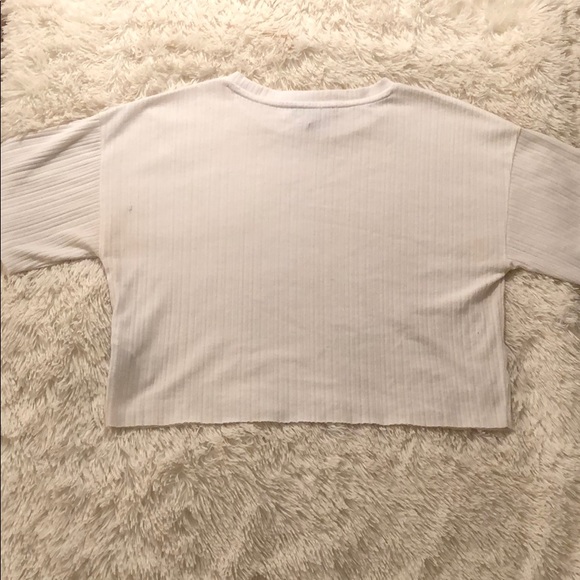 Robbed white forever 21 crop top - Picture 2 of 2
